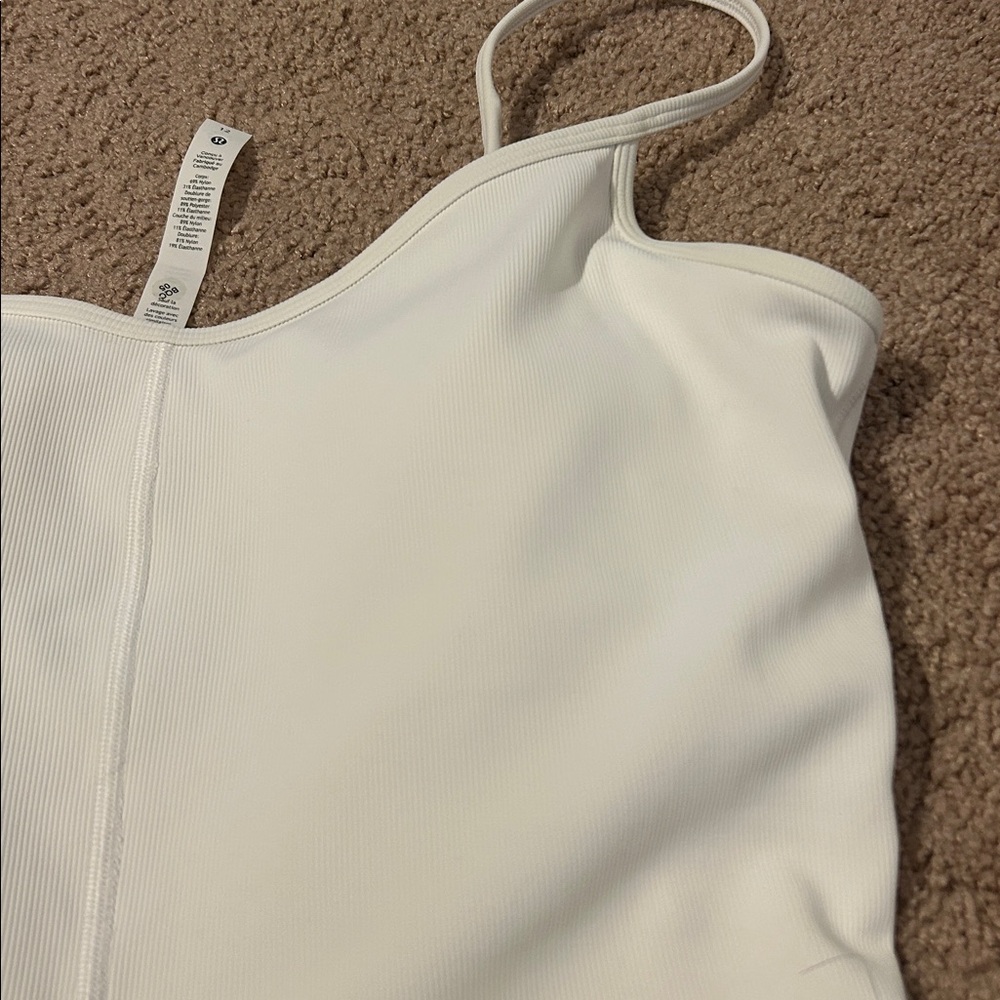 Lululemon White Ribbed Contoured Unitard - Picture 7 of 10